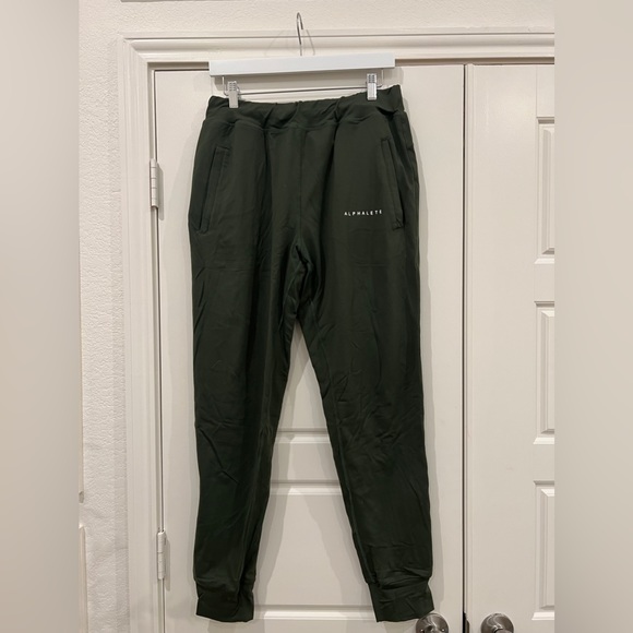 Hunter green Alphalete joggers - Picture 1 of 2